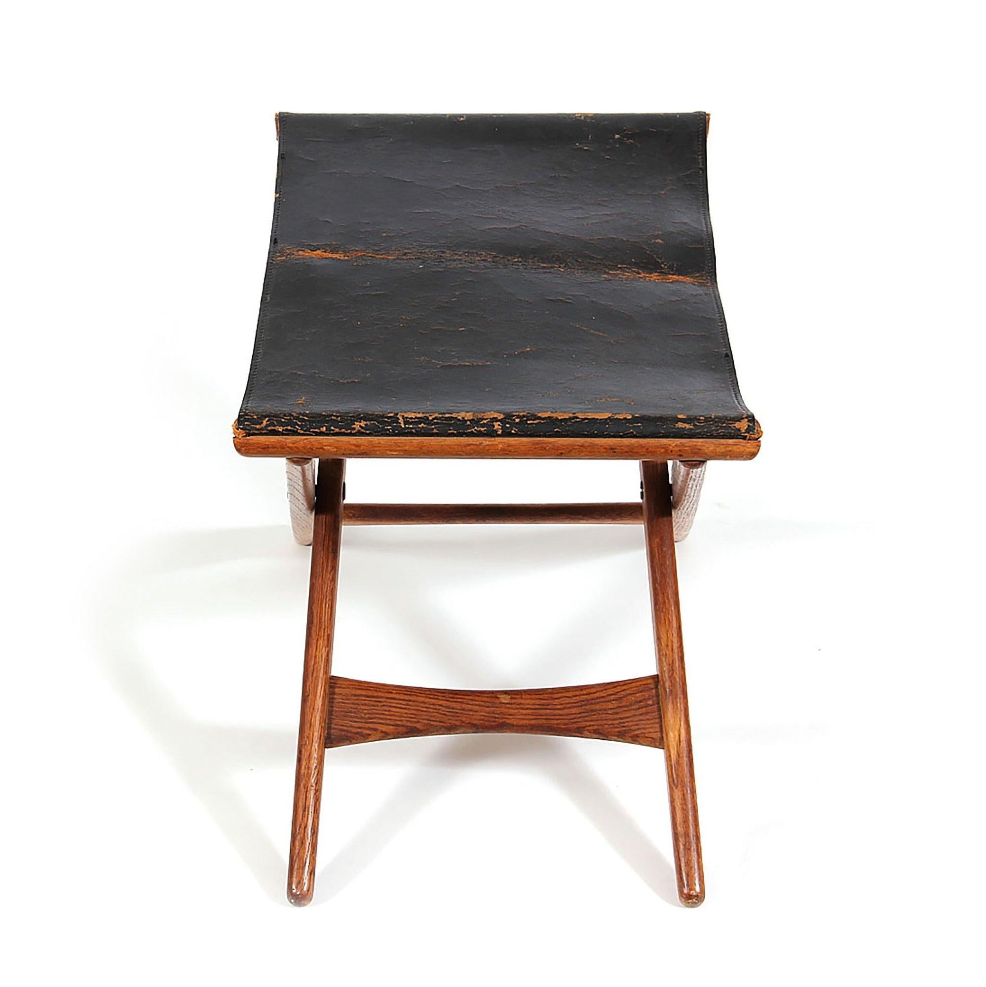 Tabouret pliant d'Osten Kristiansson pour Luxus État moyen - En vente à Sagaponack, NY