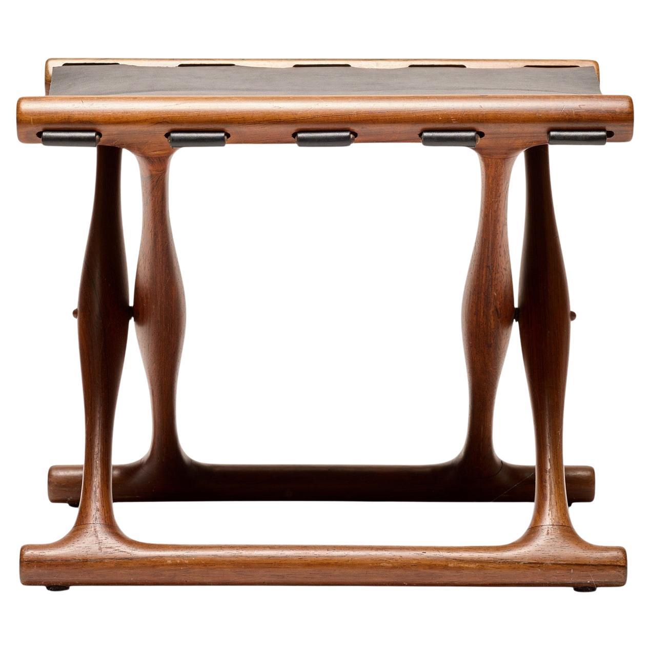 Folding Stool by Poul Hundevad