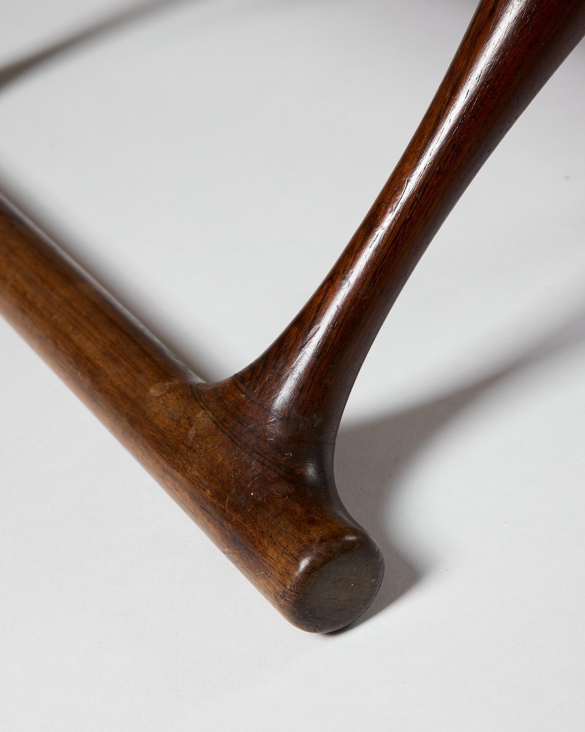 Folding stool ‘Guldhøj’ designed by Poul Hundevad Denmark, 1960s For Sale 3