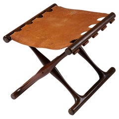 Folding stool ‘Guldhøj’ designed by Poul Hundevad Denmark, 1960s