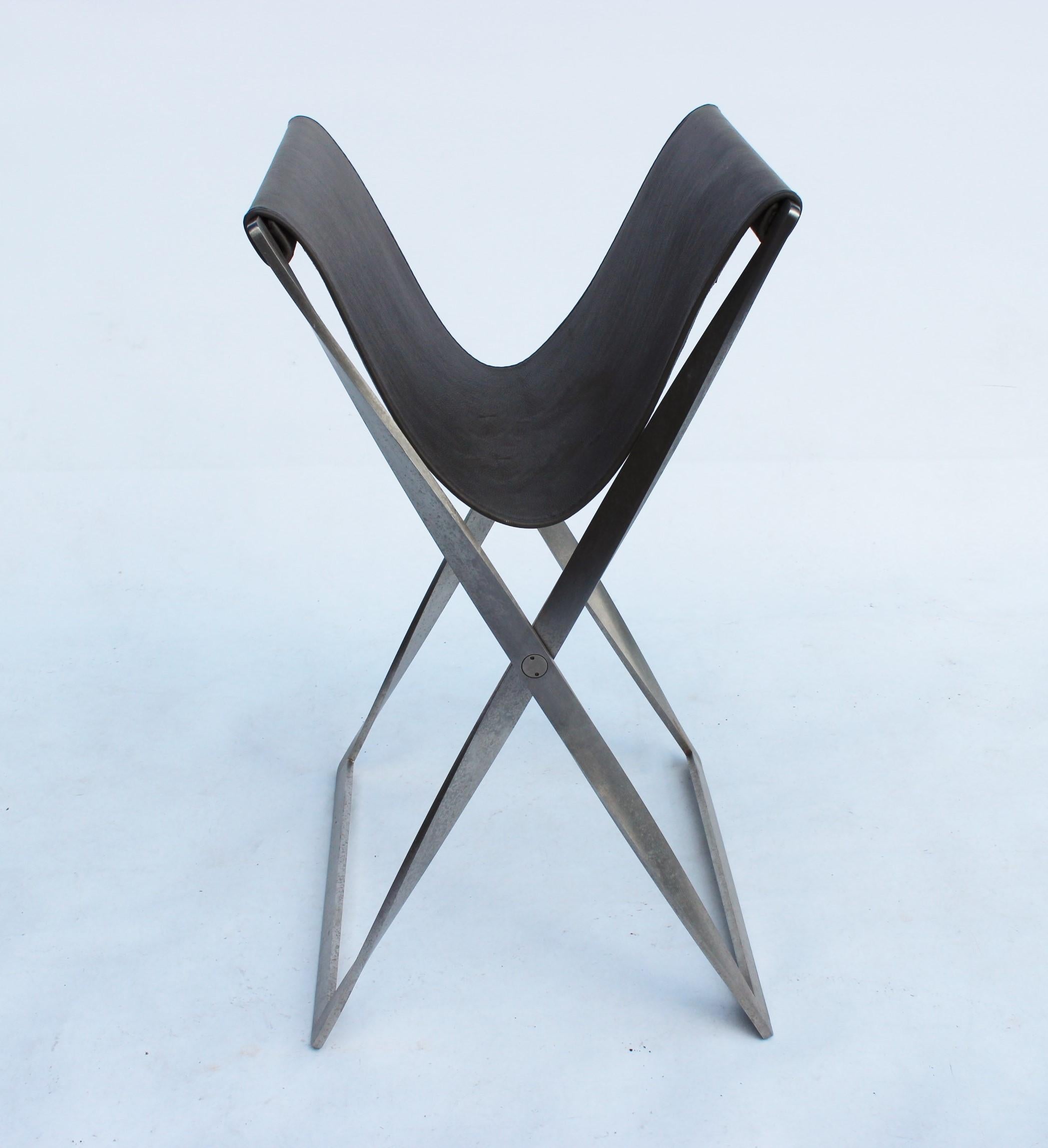 Danish Folding Stool, Model PK91, by Poul Kjærholm and Fritz Hansen, 2019