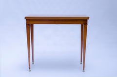 Art Deco Folding Table by NK, Birch Wood Veneer, Circa 1940