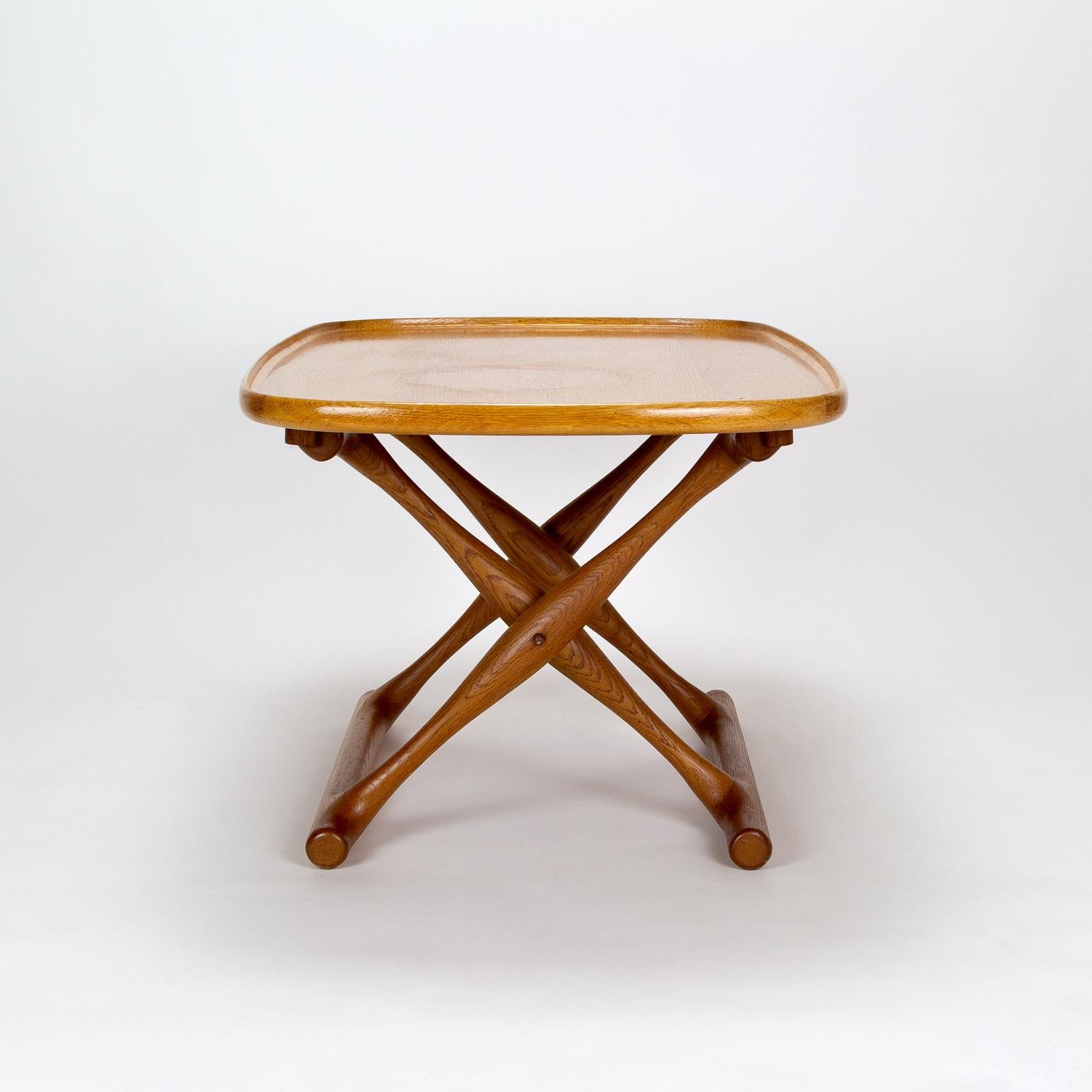 Mid-Century Modern Folding Table by Poul Hundevad for Domus Danica, Denmark, 1950s For Sale
