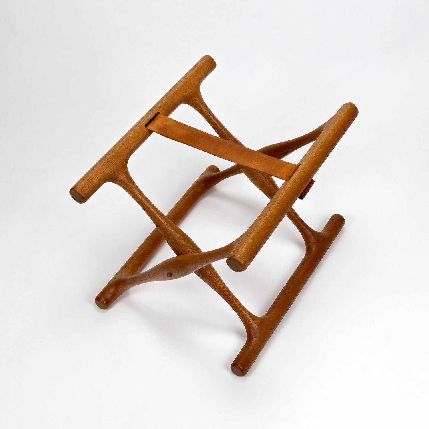Oak Folding Table by Poul Hundevad for Domus Danica, Denmark, 1950s For Sale