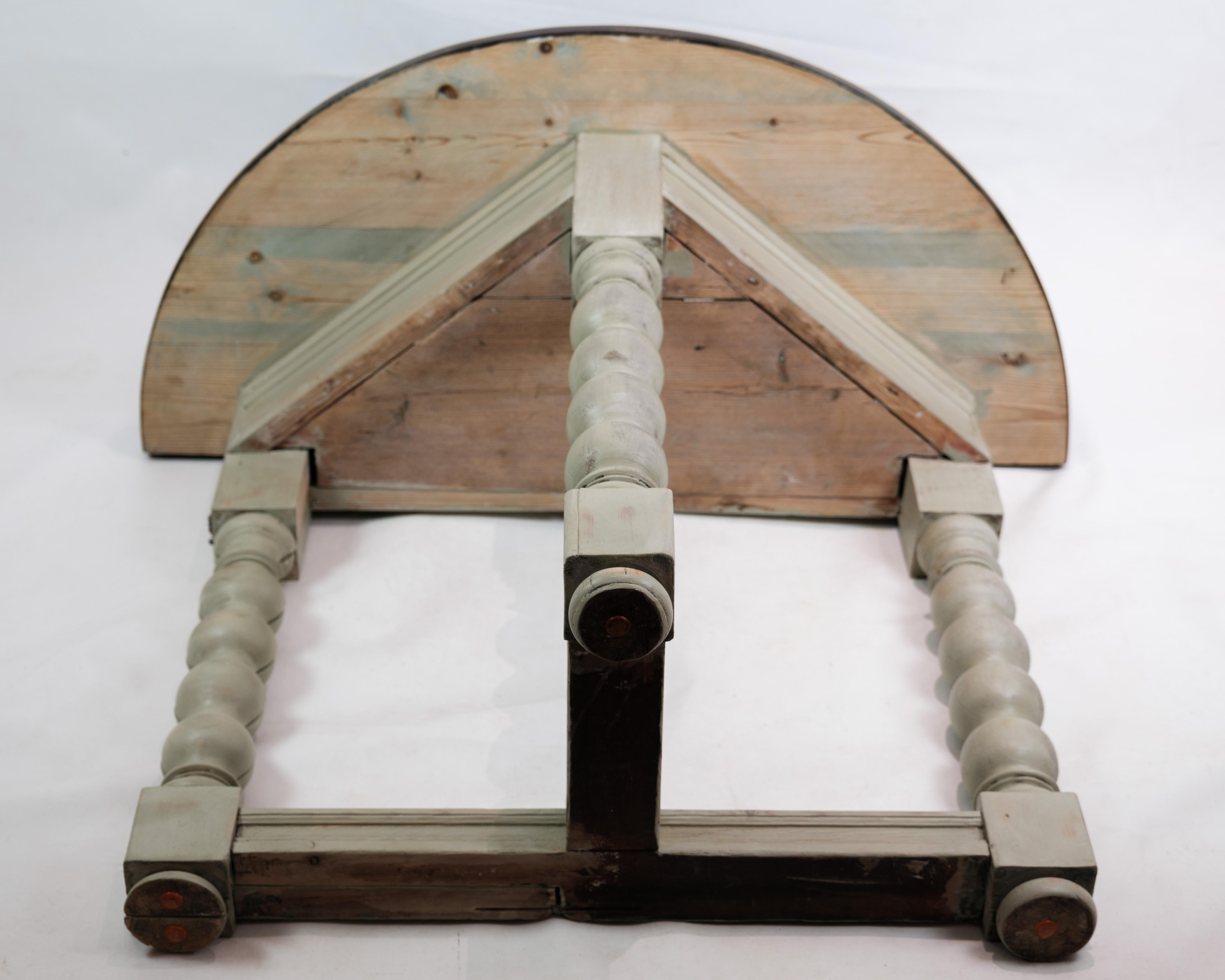 Folding Table / Dining Table with Danish, South Jutland Origins from 1780s For Sale 10