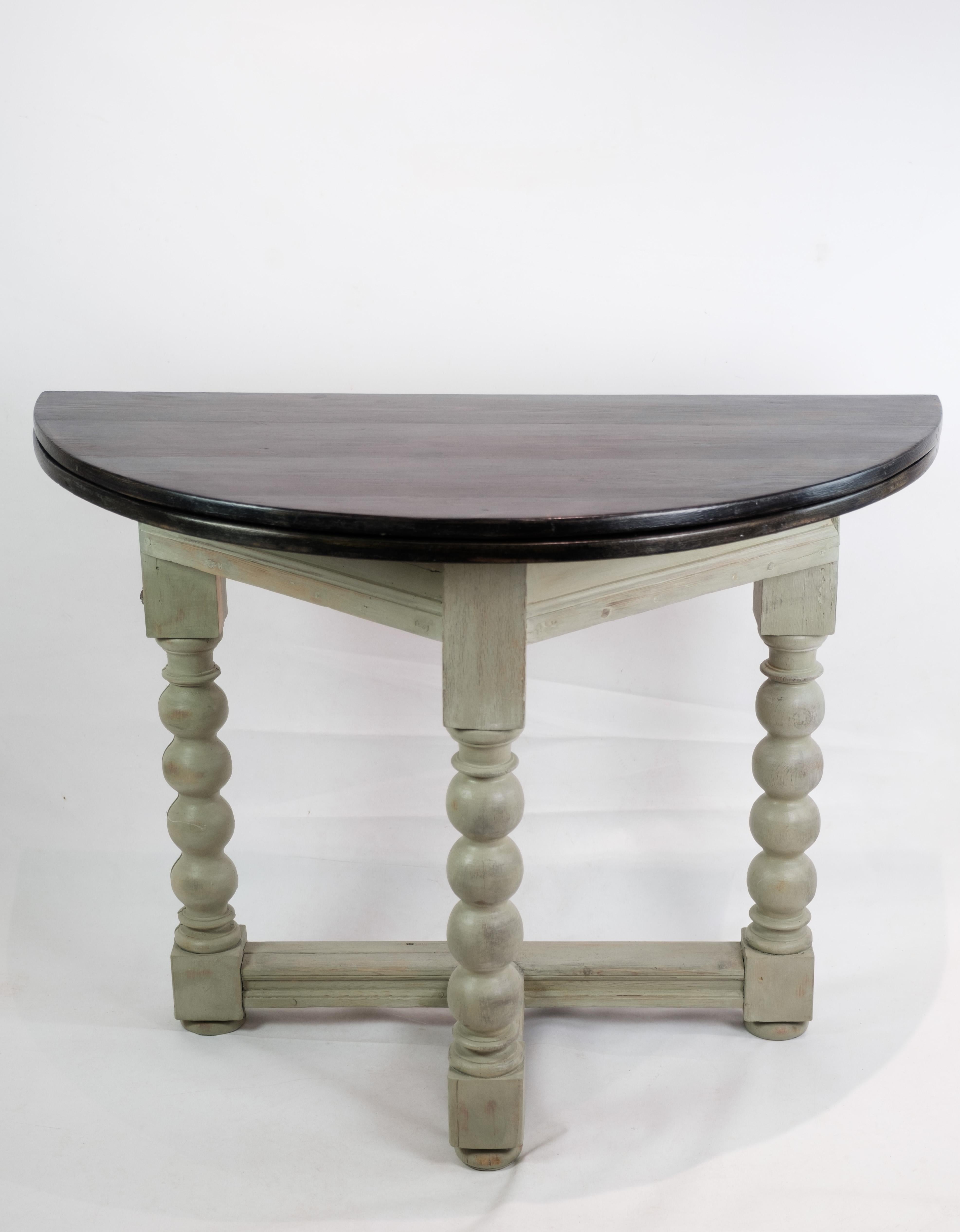 Baroque Folding Table / Dining Table with Danish, South Jutland Origins from 1780s For Sale