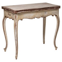 Mesa plegable de estilo barroco, hacia 1900