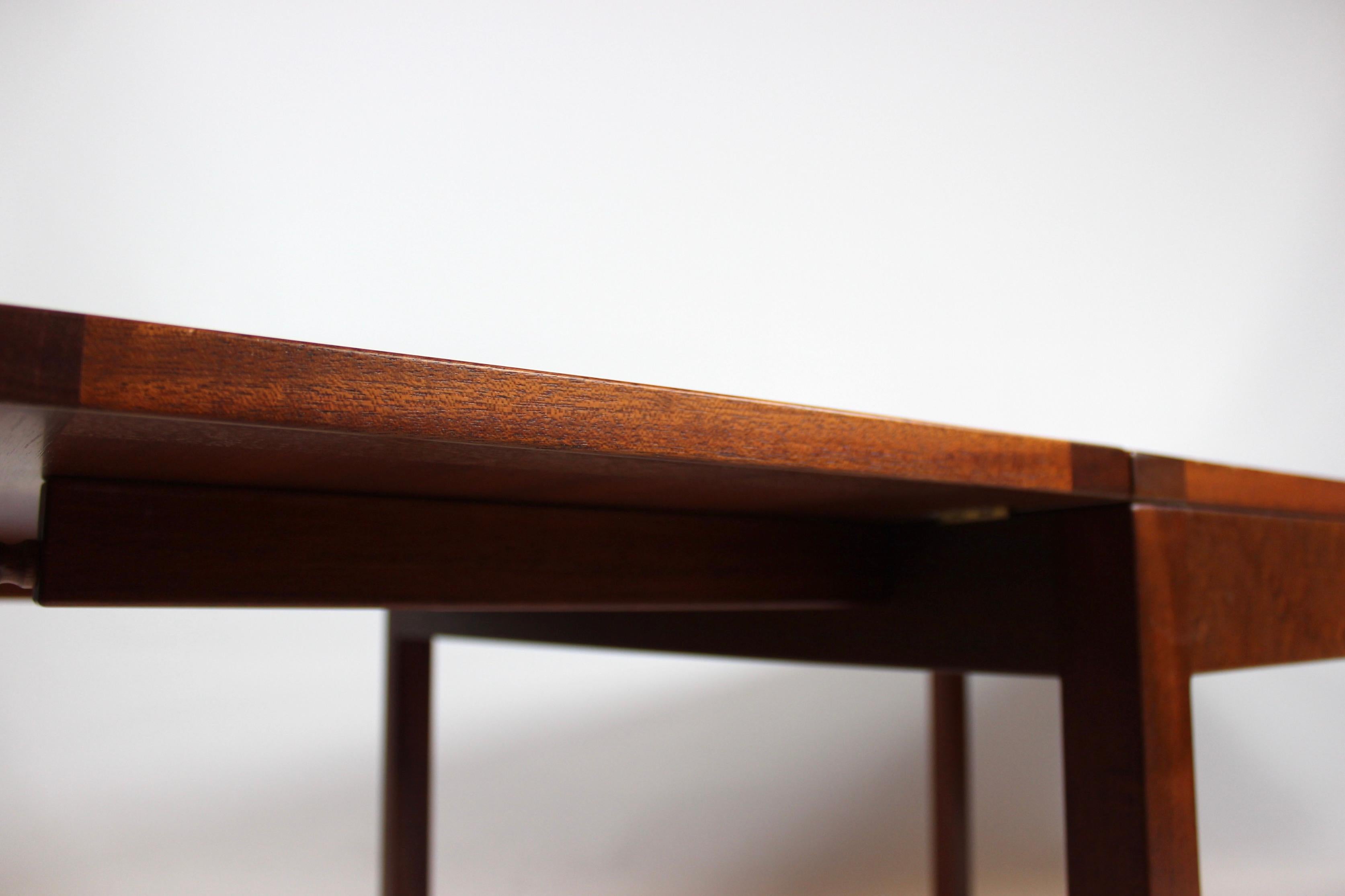 Scandinavian Modern Folding Table in Cherry of Danish Design from the 1960s
