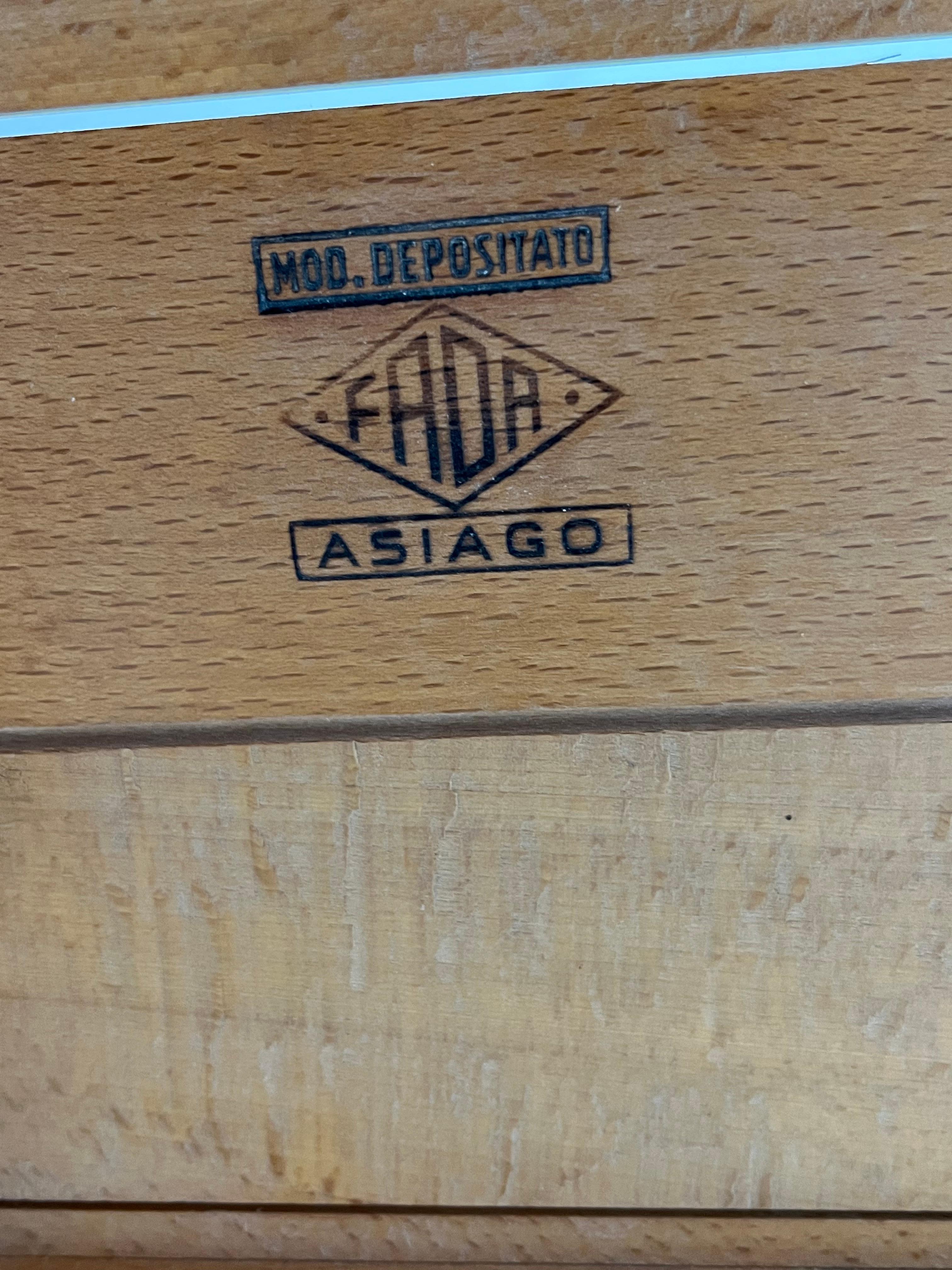 Folding Table in Maple Wood, Fada Asiago, Italy, 1976 For Sale 2