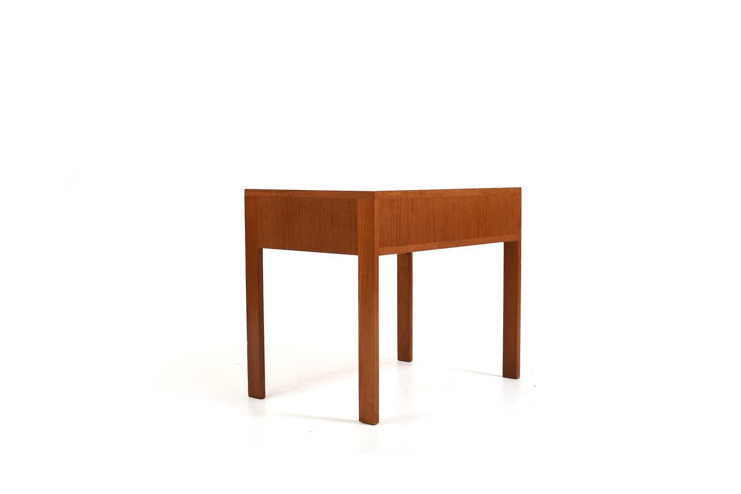 Scandinavian Modern Folding Tables by Illum Wikkelsø for CFC Silkeborg 1960s For Sale