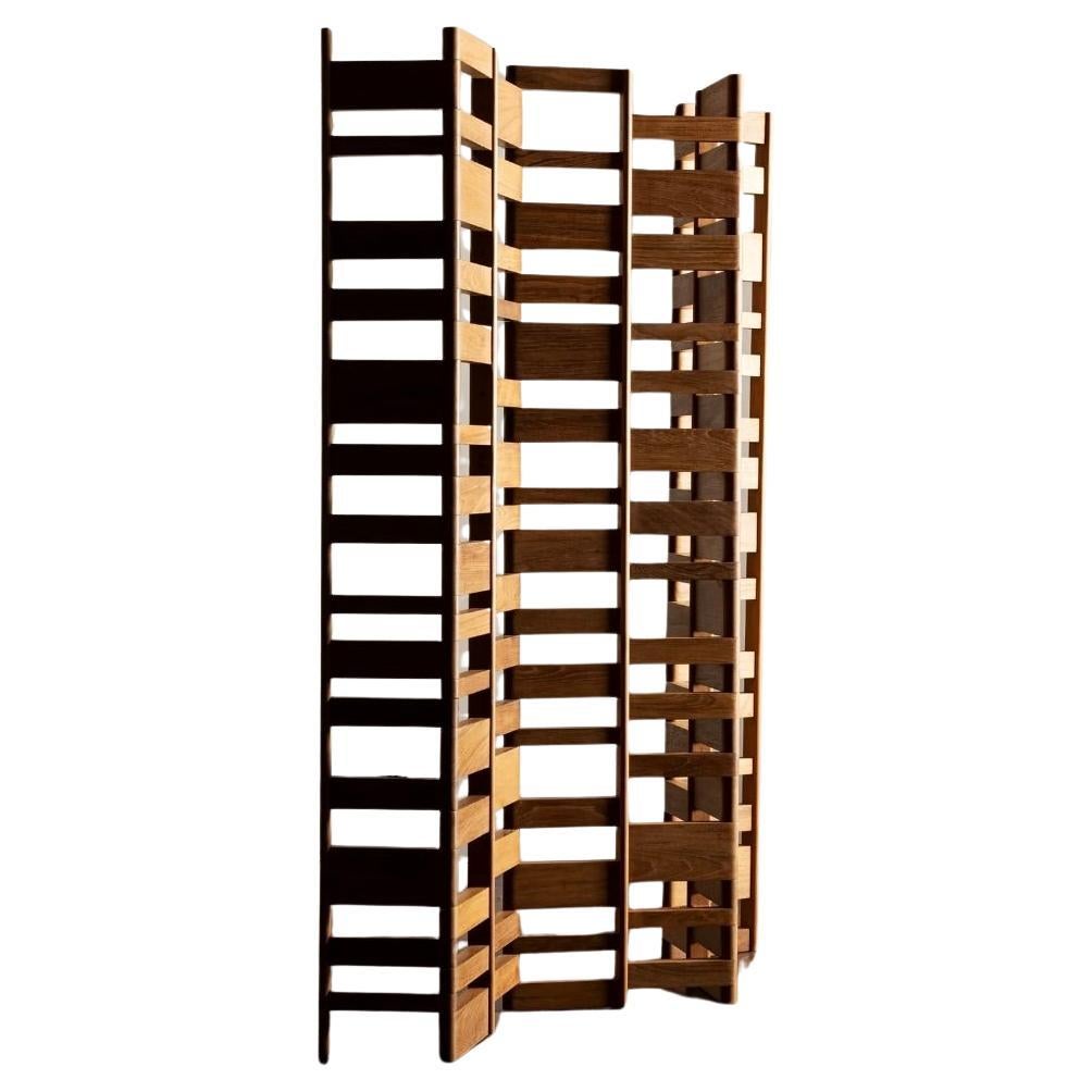 Folding Teak Screen For Sale