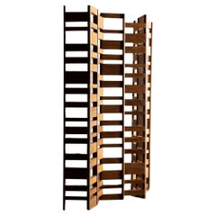 Vintage Folding Teak Screen