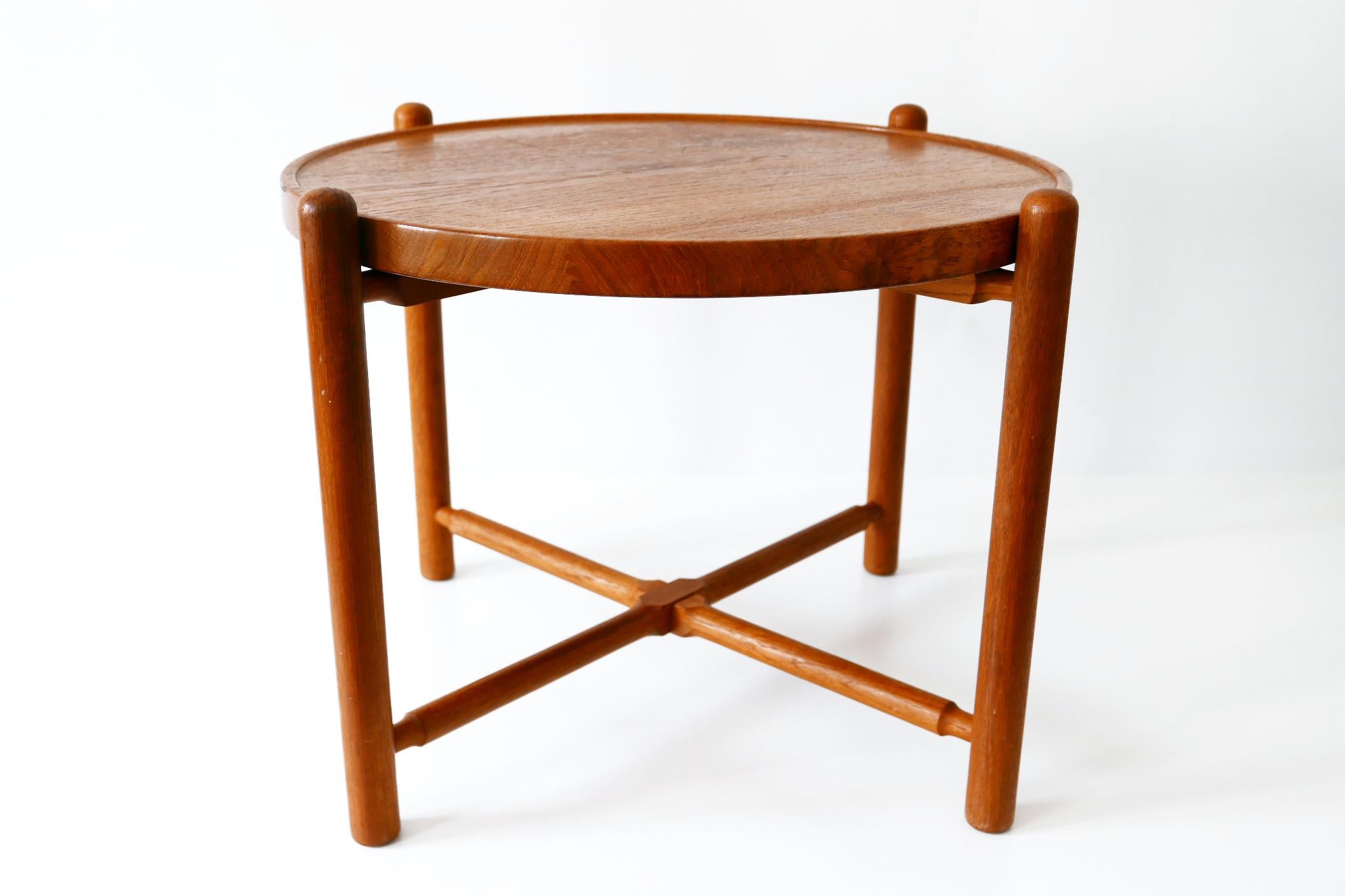 Mid-20th Century Folding Tray Coffee Table AT35 by Hans Wegner 'Attr.' for Andreas Tuck, 1960s For Sale
