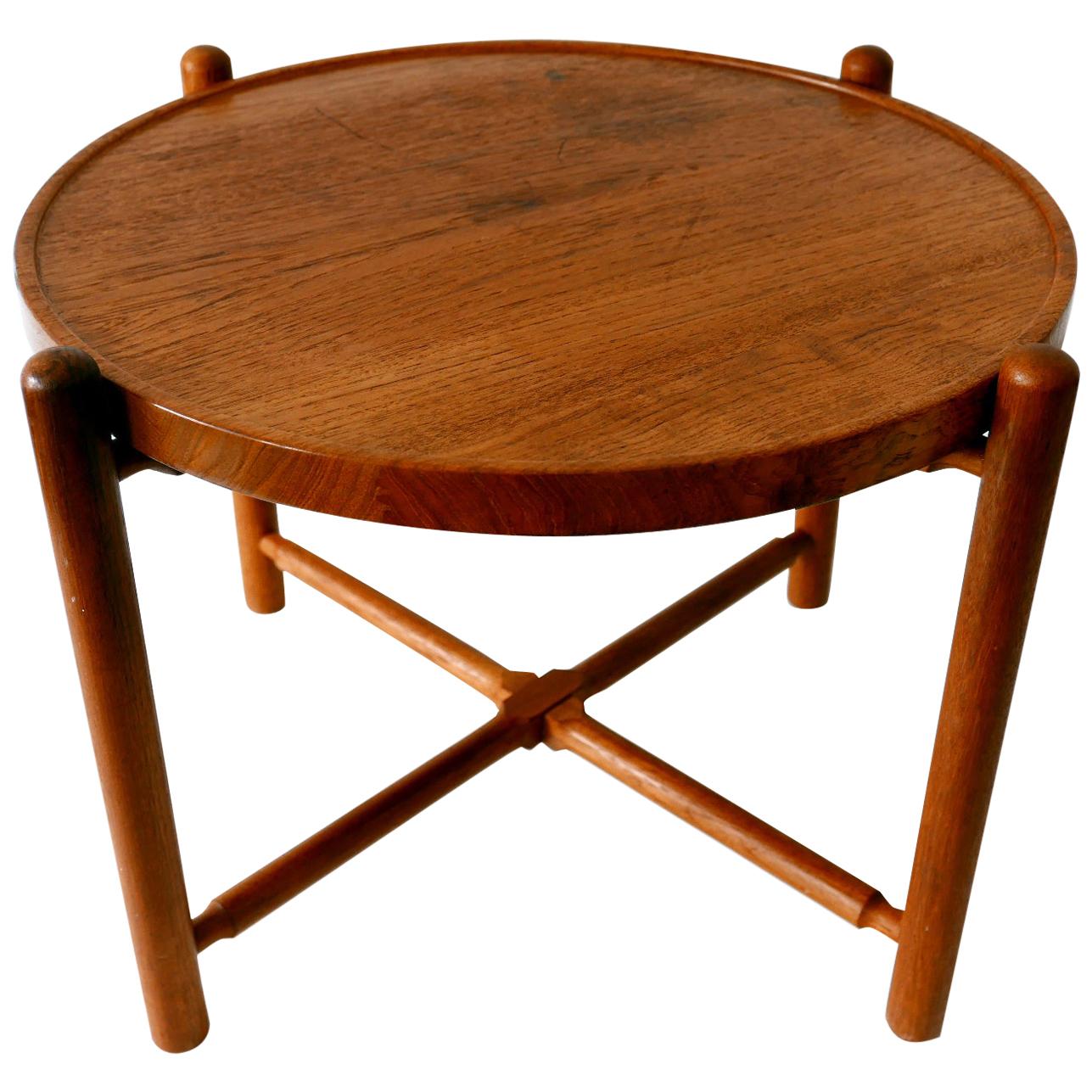 Folding Tray Coffee Table AT35 by Hans Wegner 'Attr.' for Andreas Tuck, 1960s For Sale