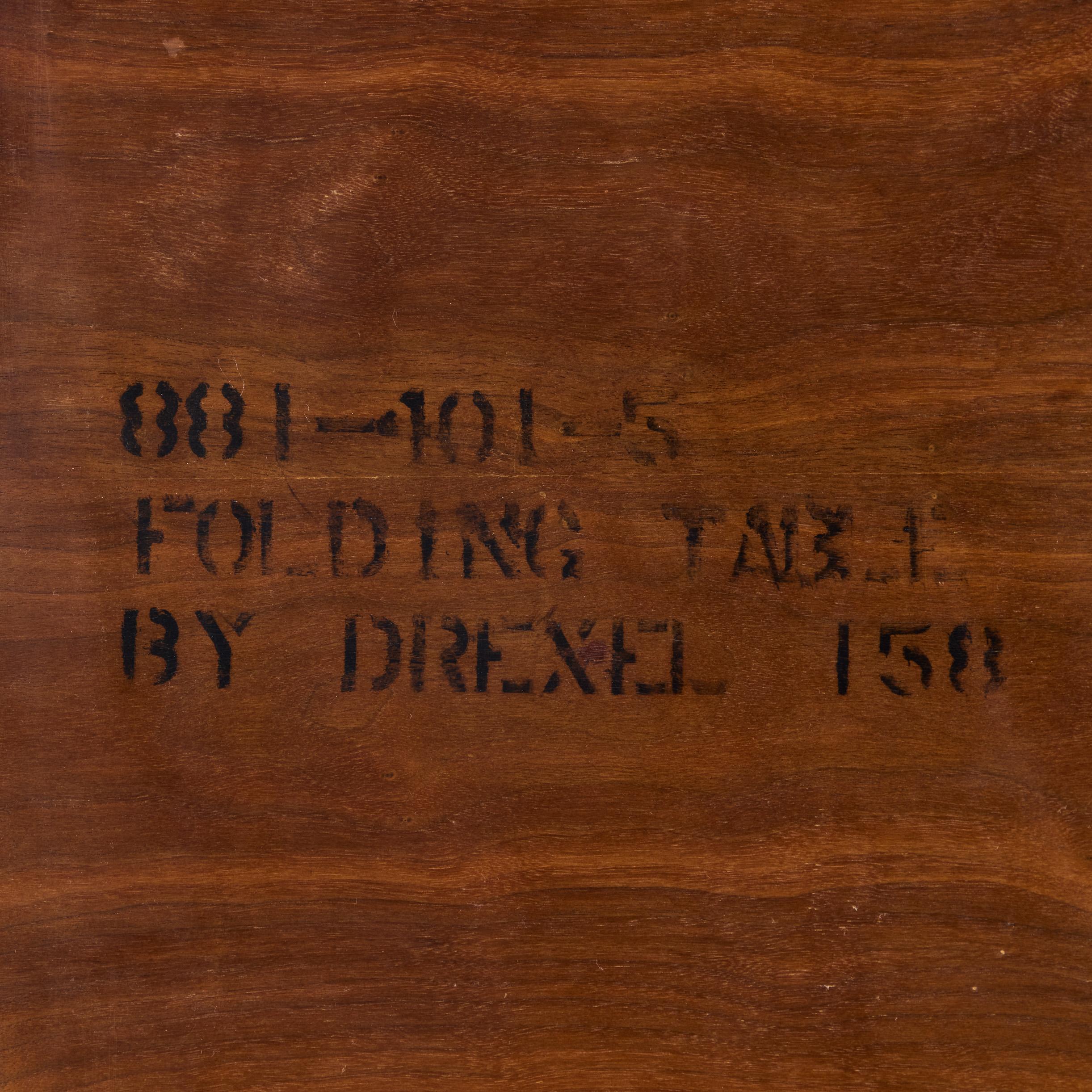 Folding Tray Table by Kipp Stewart and Stewart MacDougall for Drexel For Sale 10