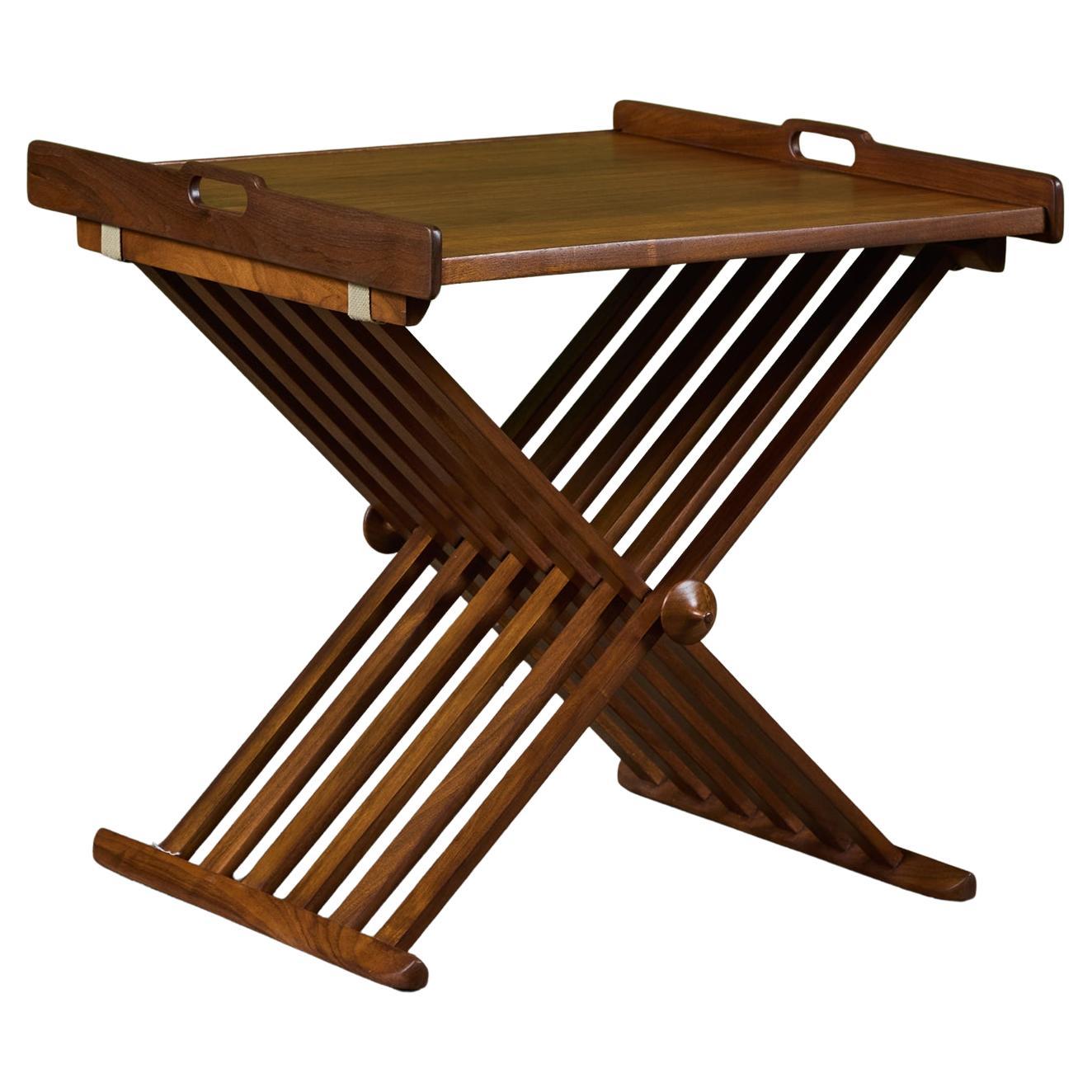 Klappbarer Tabletttisch von Kipp Stewart und Stewart MacDougall für Drexel