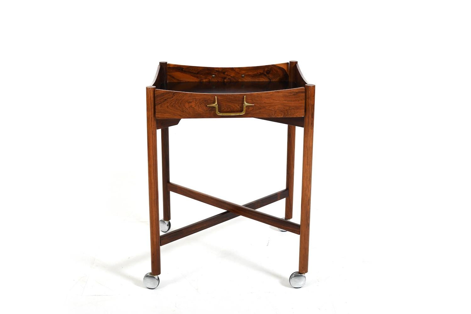 Folding Tray Table by Mogens Lysell Denmark 1960s For Sale 4