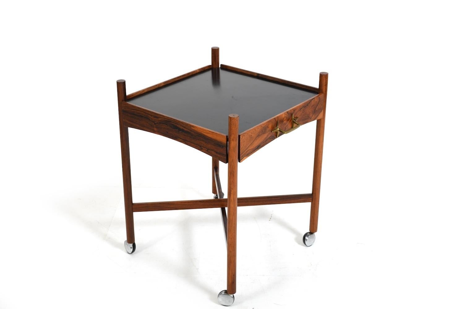 Folding Tray Table by Mogens Lysell Denmark 1960s For Sale 6