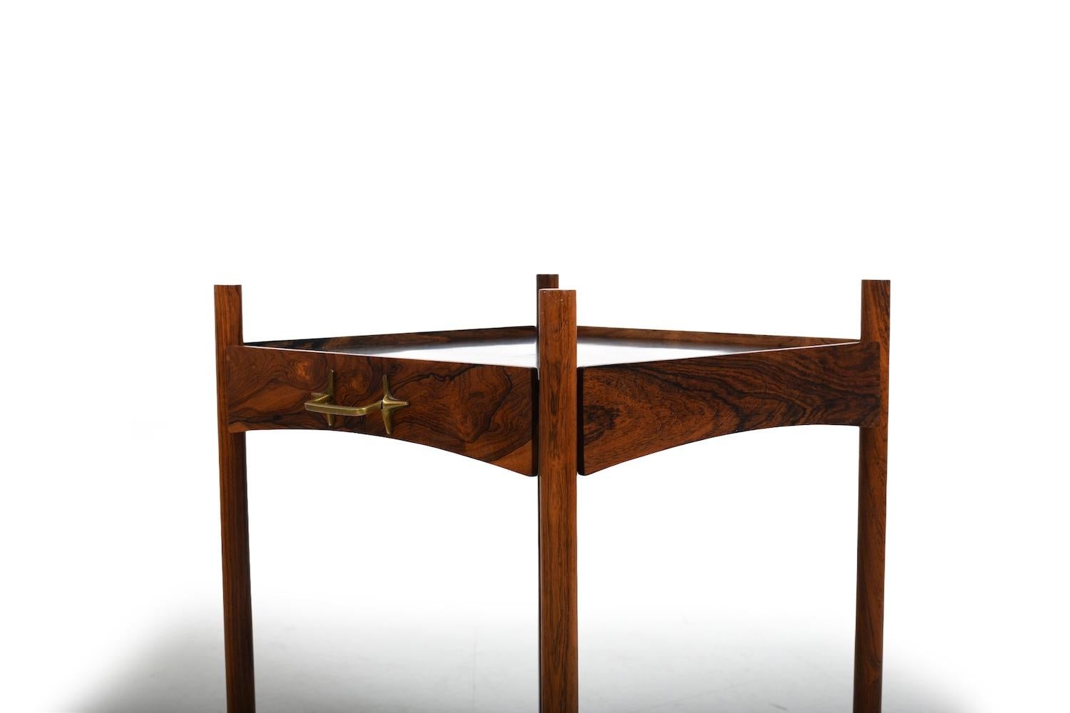 Folding Tray Table by Mogens Lysell Denmark 1960s For Sale 7