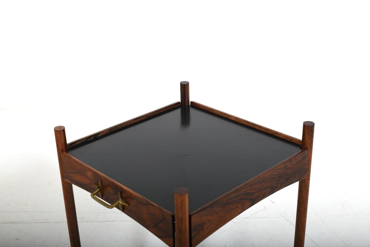 Folding Tray Table by Mogens Lysell Denmark 1960s For Sale 8