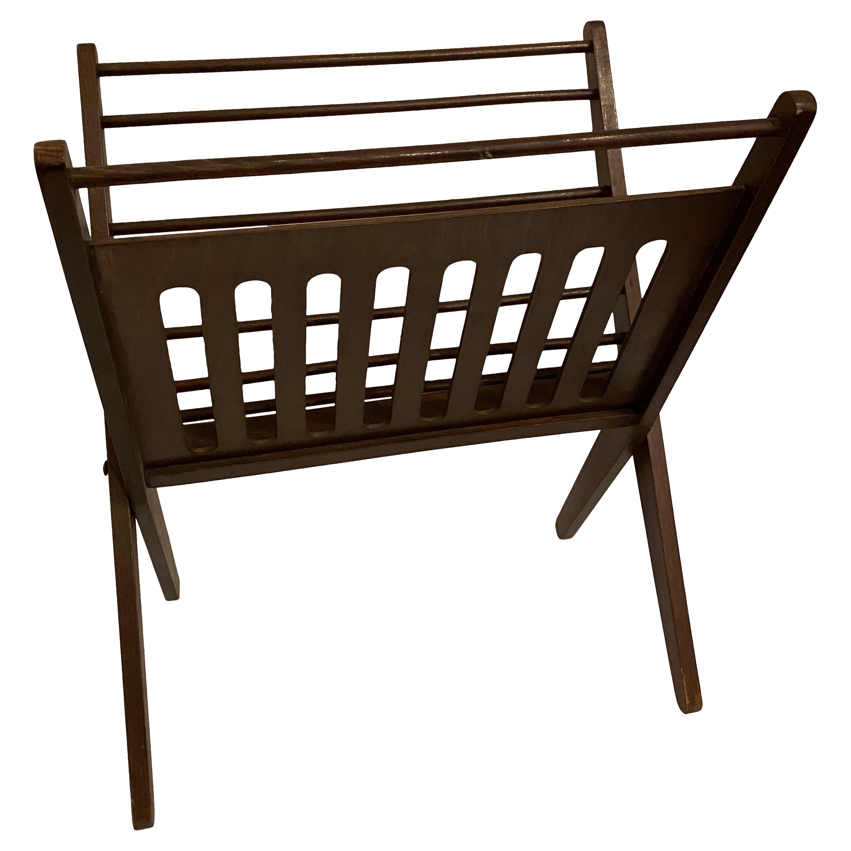 Portariviste pieghevole in Wood