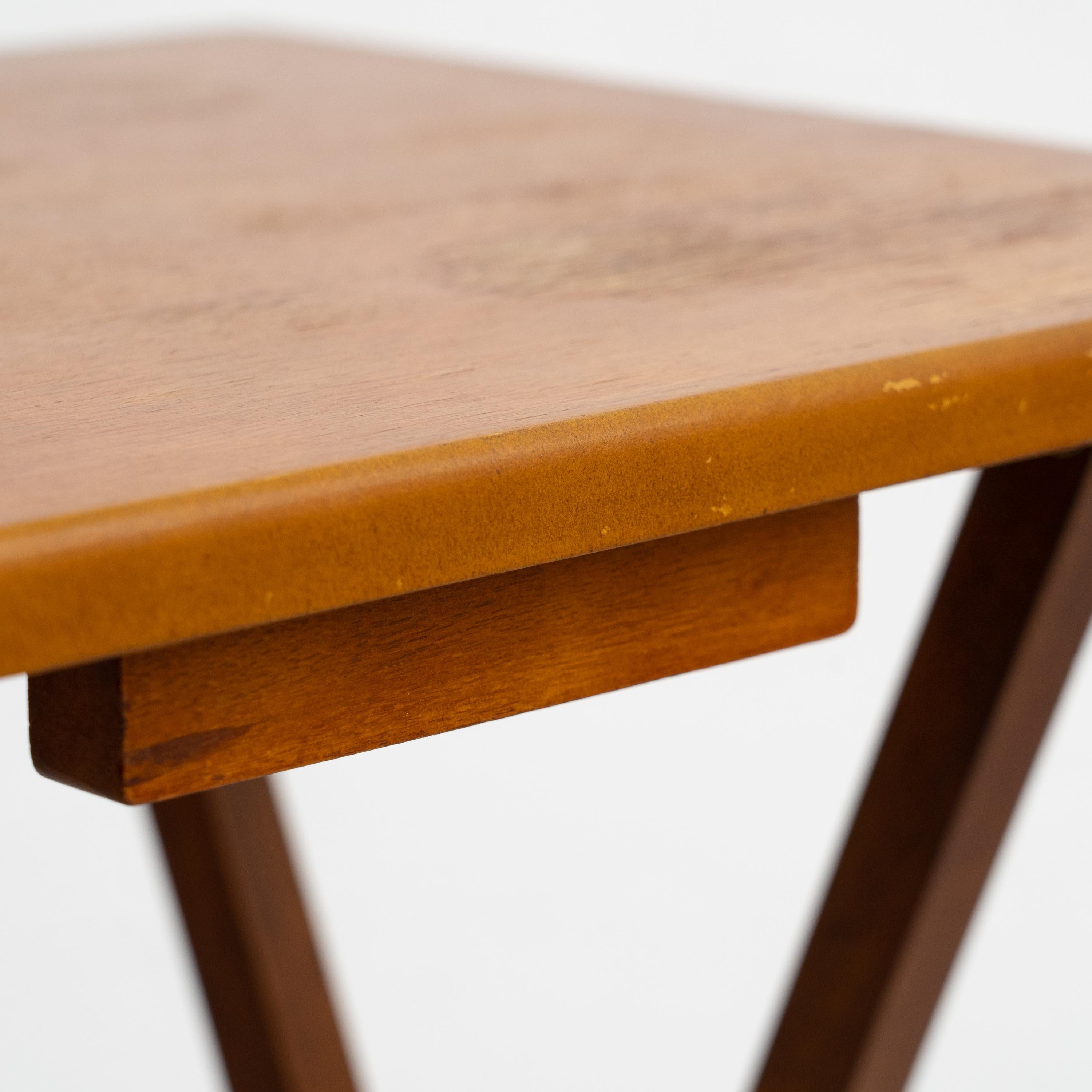Folding wood Table, circa 1960  For Sale 5