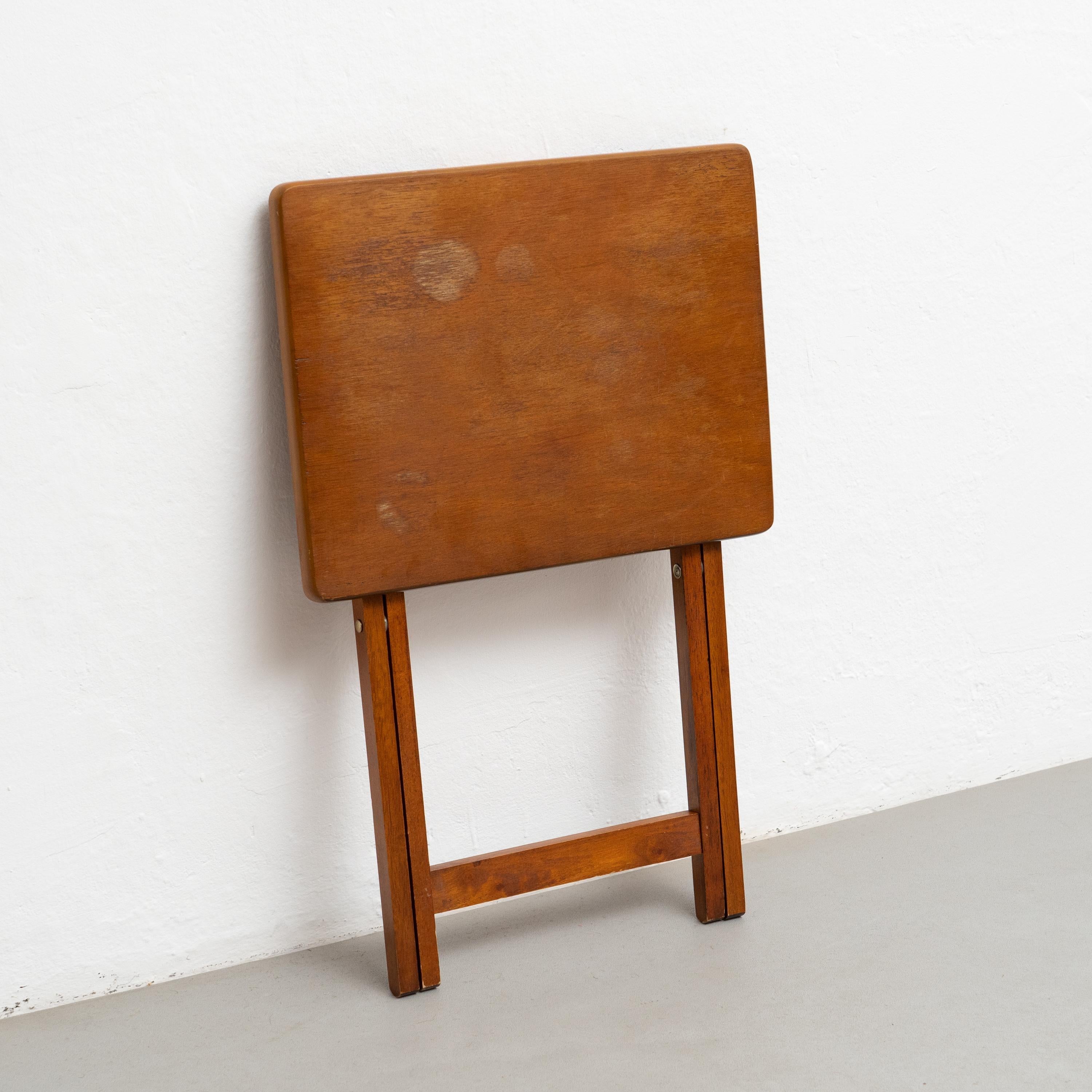 Table en bois Foldes, vers 1960 en vente 8