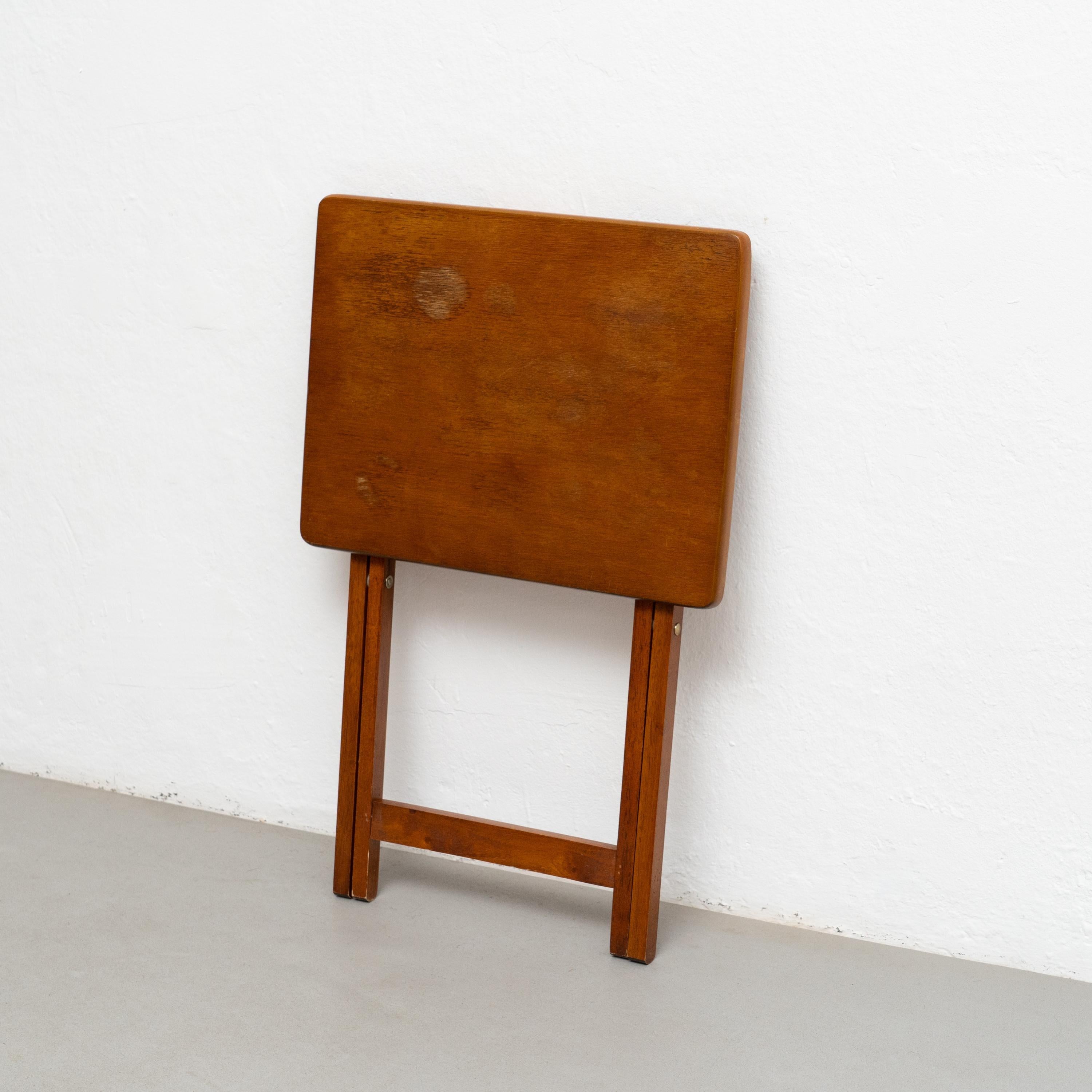 Table en bois Foldes, vers 1960 en vente 10