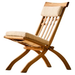 Folding Wooden Chair by Robert Mallet Stevens & Pierre Dariel