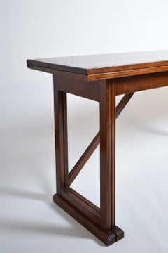 Console in legno Foldes, anni '50.