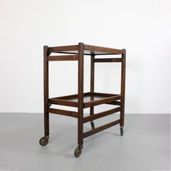 Folding wooden serving trolley - The Beaver - c. 1960 - England