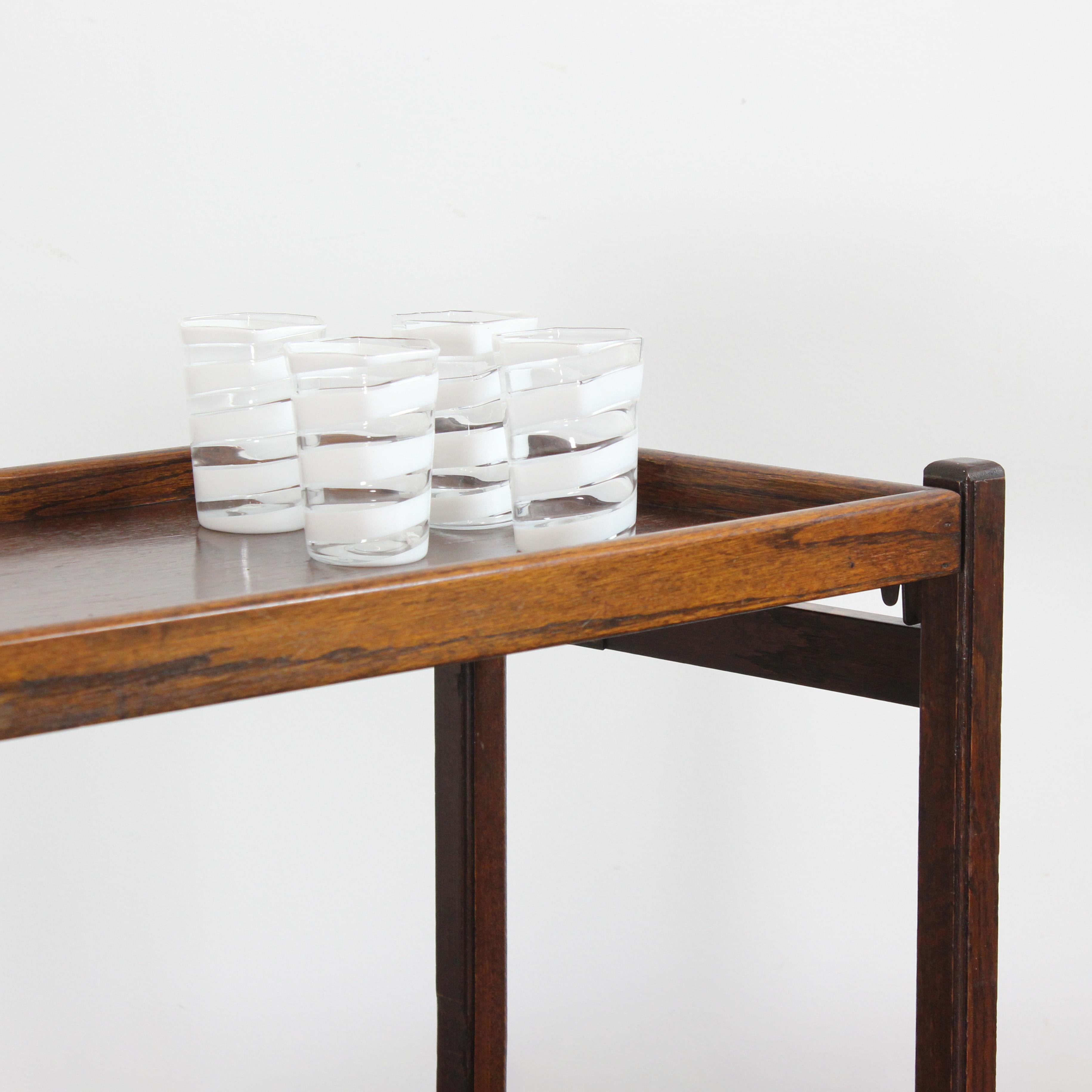 Chariot de service pliant en bois - The Beaver - C.C. 1960 - Angleterre en vente 3