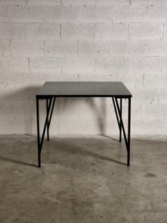 Folding wooden table “Trac” by Achille Castiglioni for BBB Emmebonacina 70s, 80s