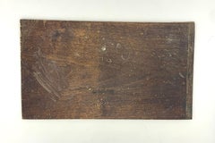 Folk Art Animal Painting Brown and White Cats and Mouse Oil on Panel