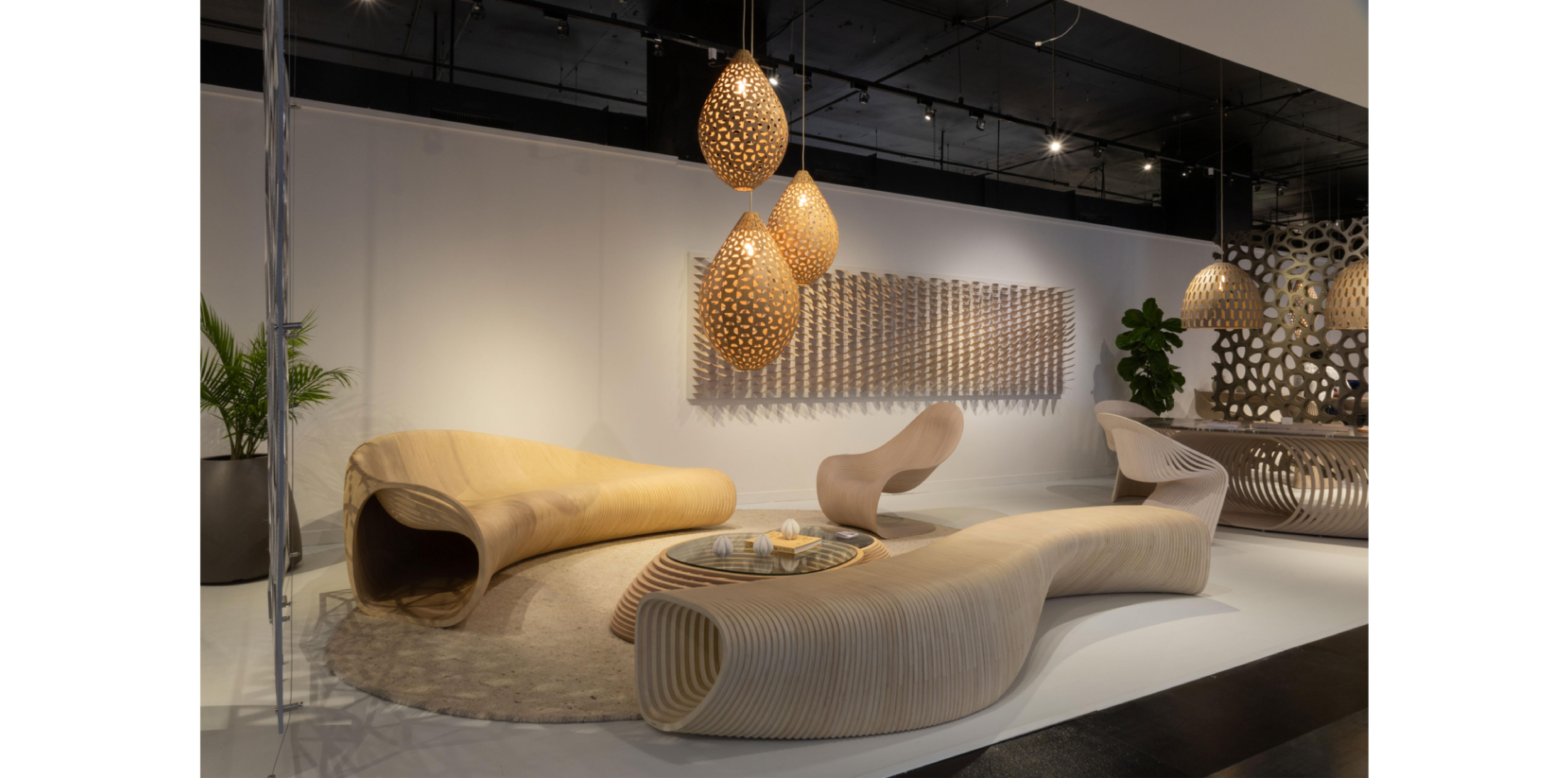 Folia by Piegatto A Contemporary Textile Sculpture For Sale 2