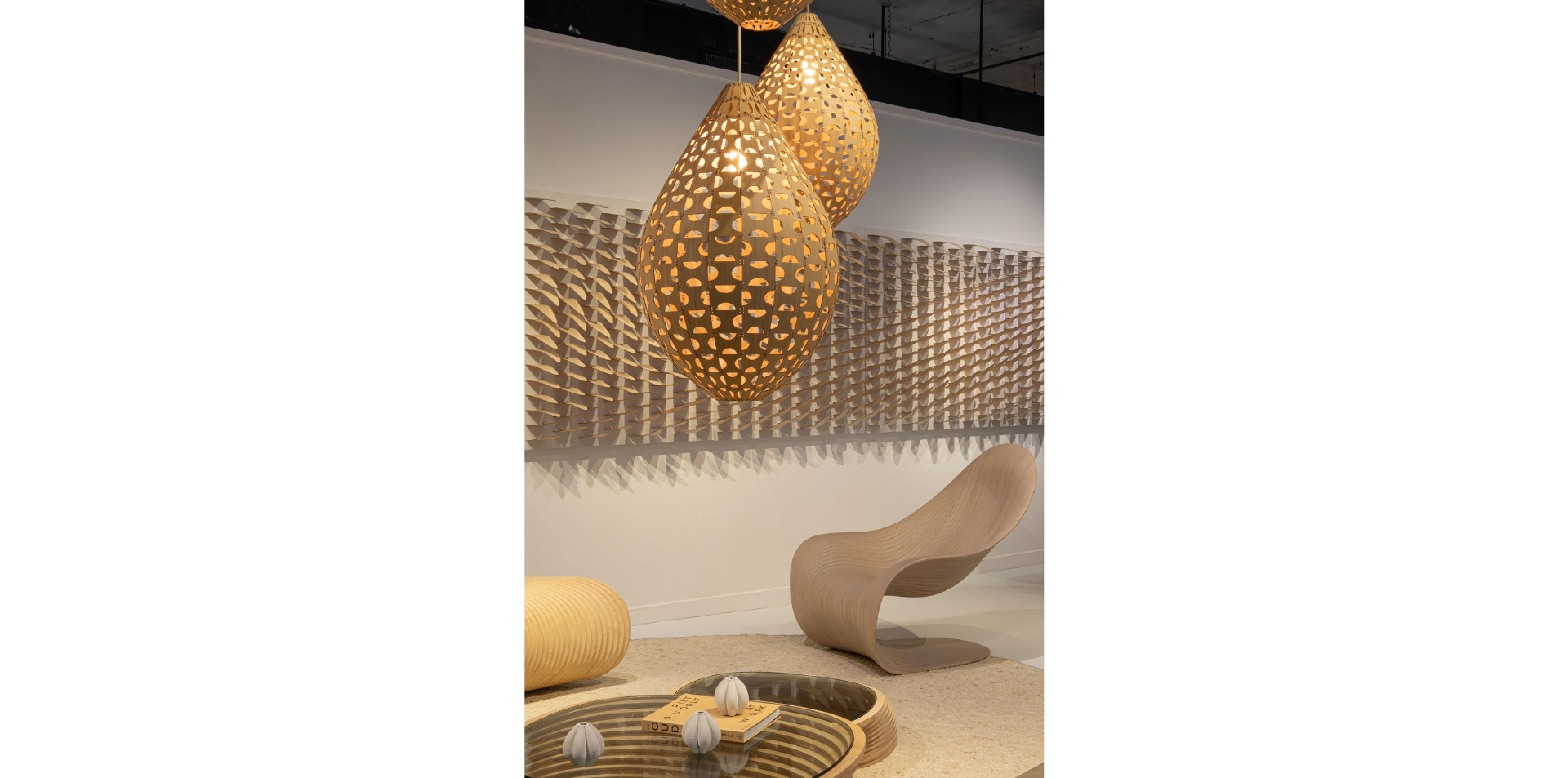Folia by Piegatto A Contemporary Textile Sculpture For Sale 3