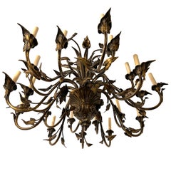 Foliage Bronze Chandelier