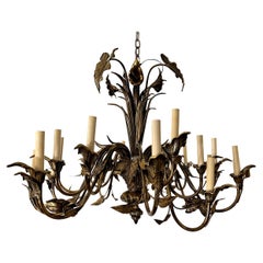 Foliage Bronze Chandelier