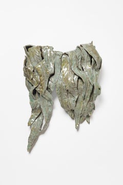 Foliage glazed stoneware sconce by Magali Wagner, 2026.