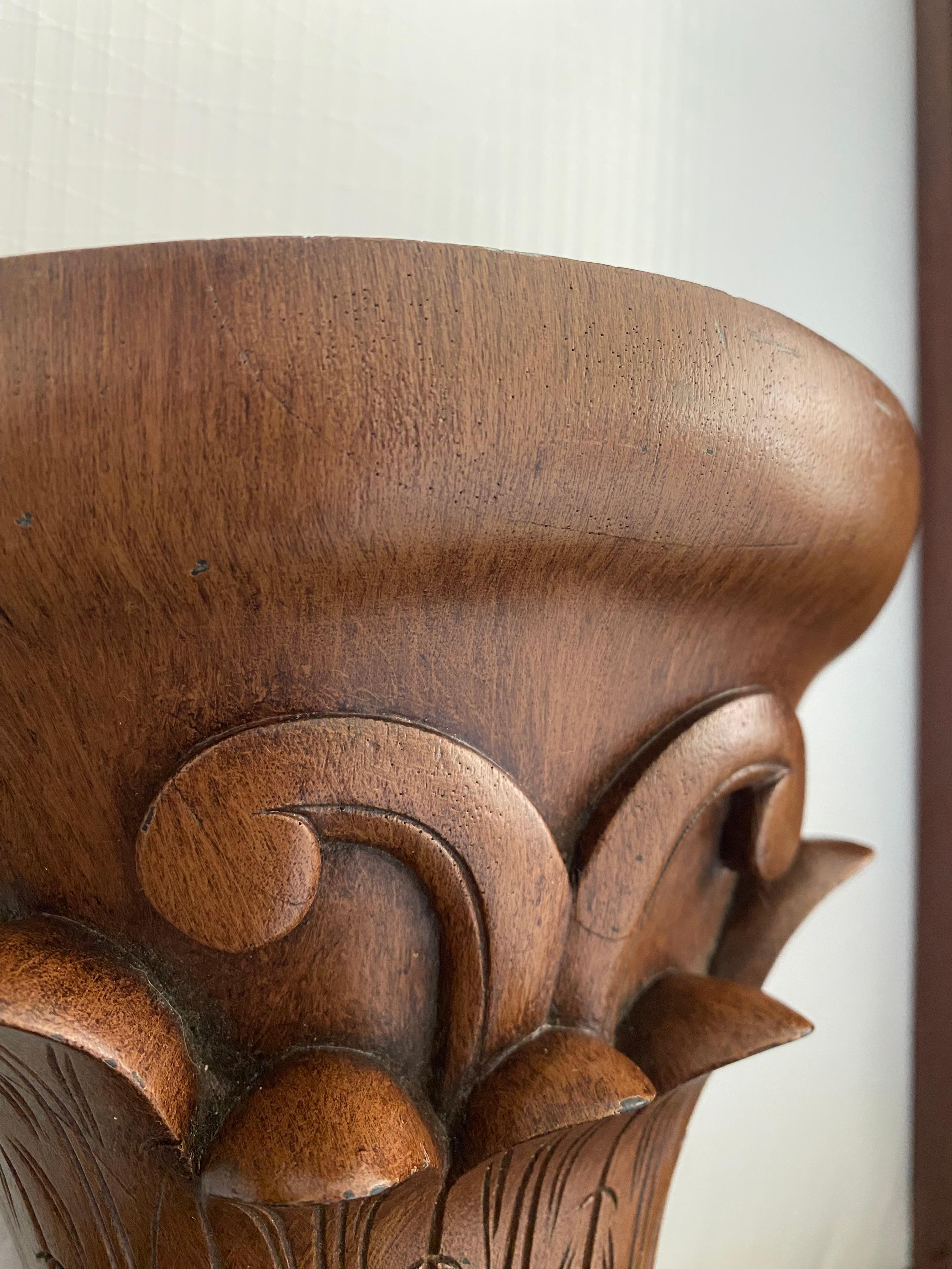 Foliate Faux Bois Wall Shelves / Sconces, A Pair For Sale 5