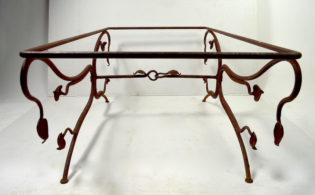 Foliate Motif Wrought Iron Table 2