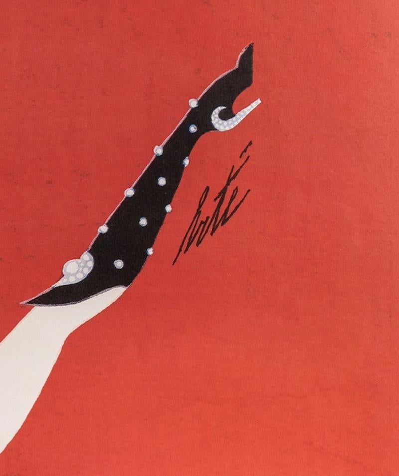 Folies Bergere - Folies en Folie!

Poster by Erté (Romain de Tirtoff), colour offset on paper, mounted on canvas or acid-free paper

Around 1975
Ets St Martin
Measures: 120*160 cm.