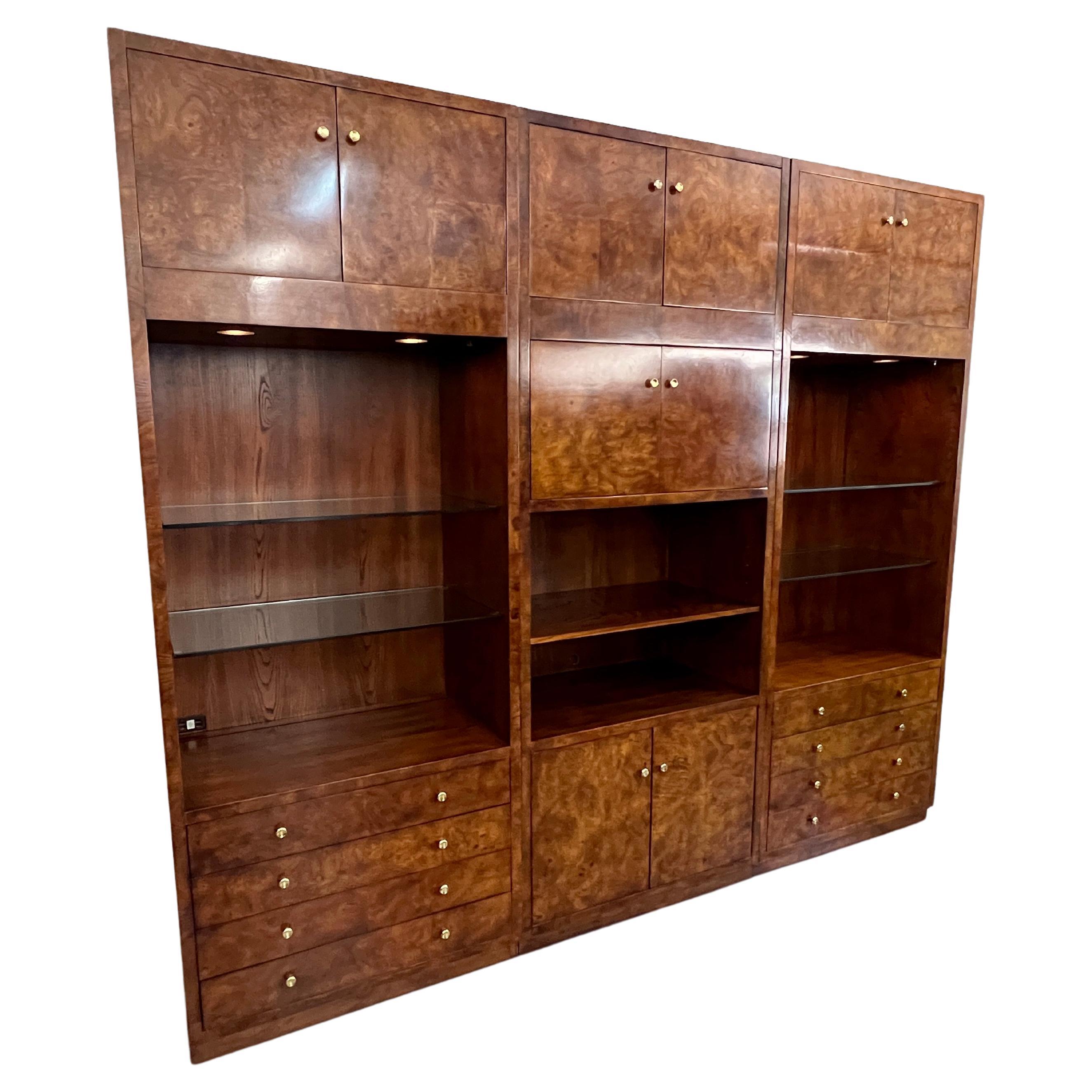 Folio 10 for Henredon Burl Wood Wall Unit