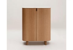 Folio Cabinet - an Essential Modern Cabinet with Curved Doors