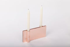Porte-bougies Folio en cuivre de Mingardo