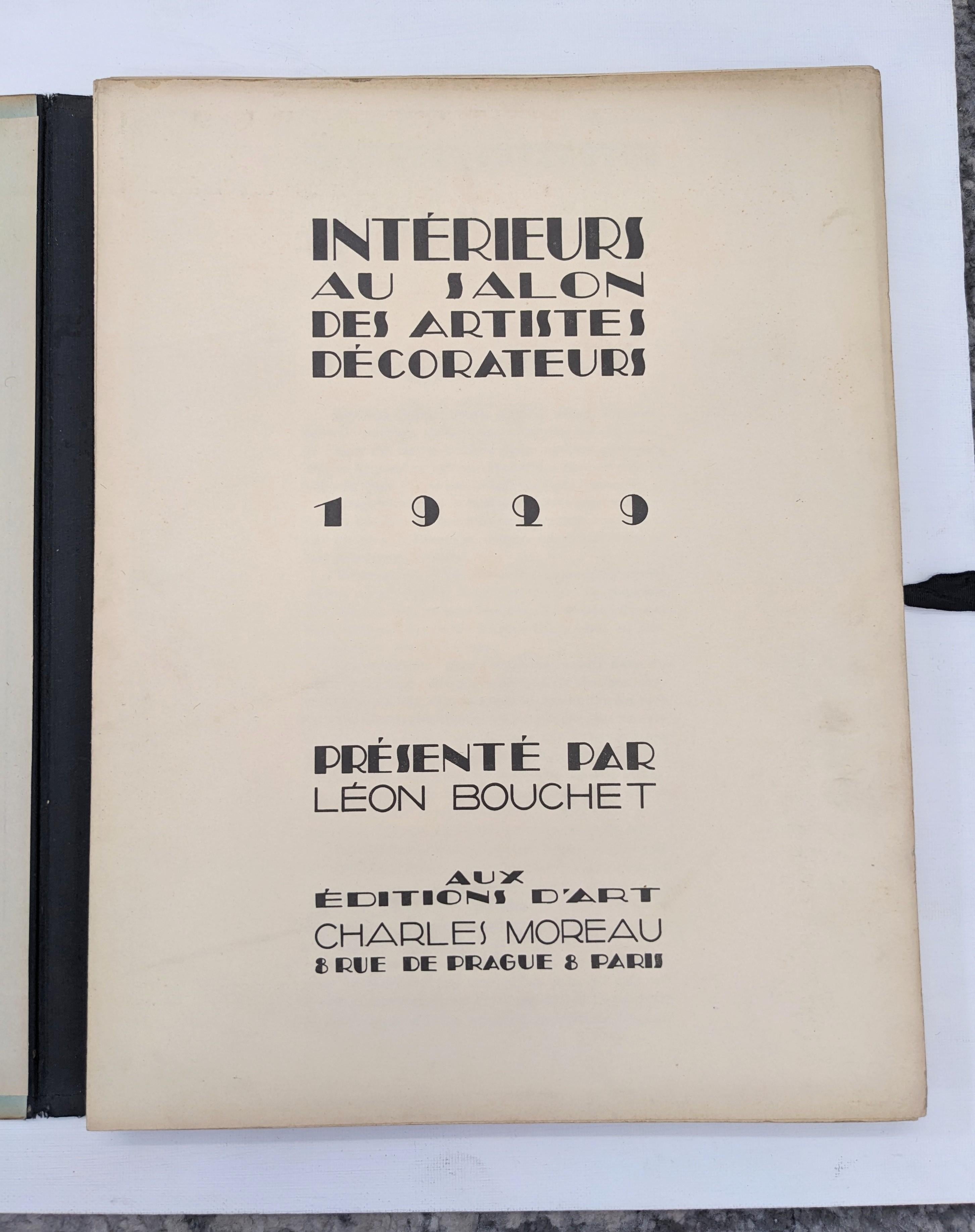Early 20th Century Folio Interieurs aux Salon Des Artistes Decoratifs, 1929