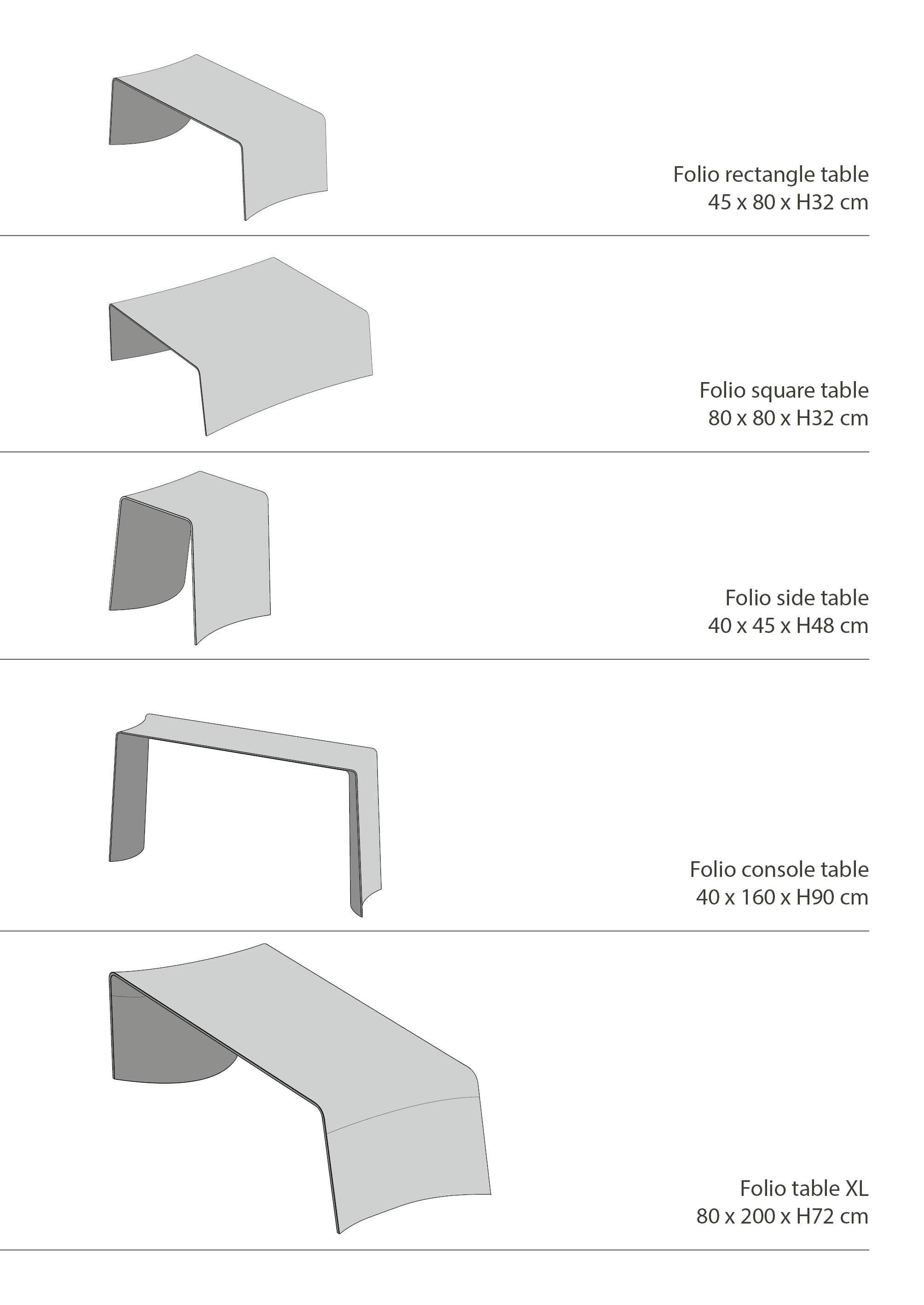 Mesa rectangular Folio de mármol de Carrara por Daniel Fintzi para Formar en venta 1
