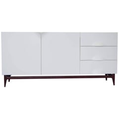 Folio Sideboard, Corian and Amarante Sideboard by Paul-Bertrand Mathieu