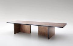 Folio Table XL in Aluminium by De Castelli