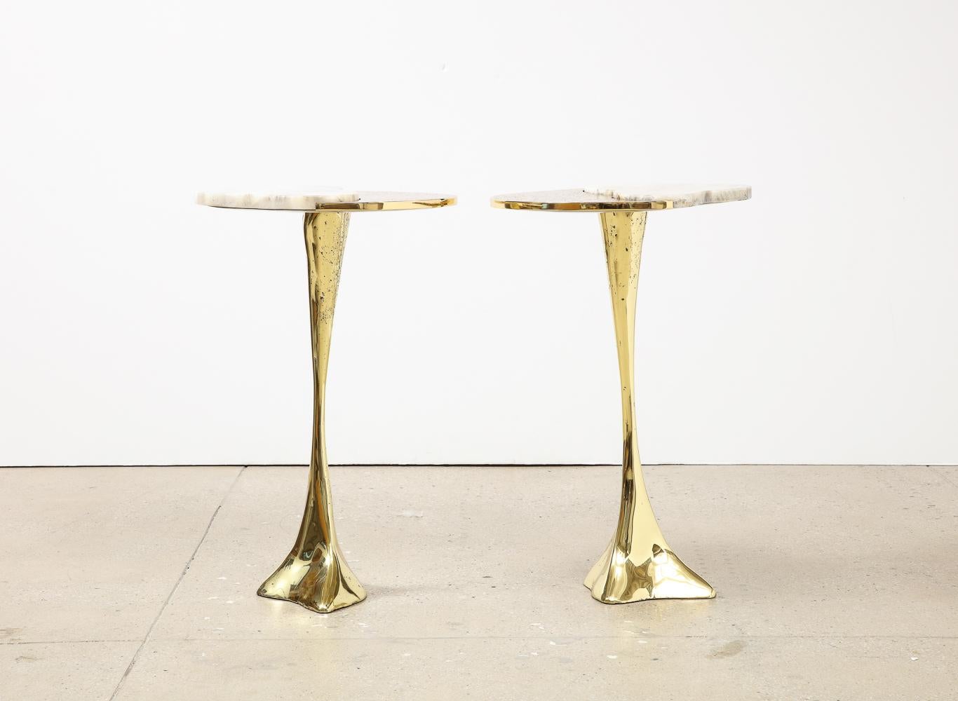 Contemporary Folium Side Tables by Arriau For Sale